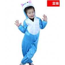 Childrens Costume Dress - Blue cat