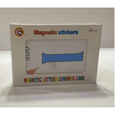 بطاقات الأرقام الانجليزية المغناطيسية - القياس 14.2*19.3 سم - MAGNETIC LETERS LEARNING CARD - الرمز H804-B