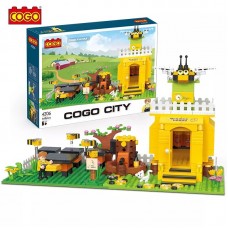cogo city-bee farm -648pcs