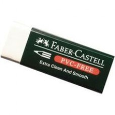 محاية FABER CASTELL صغيرة اللون أبيض بالحبة